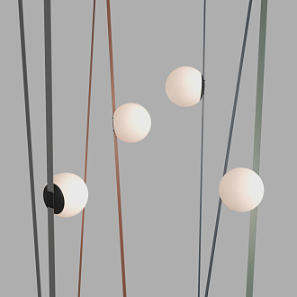 Светильник на шине 15*14,7 см, LED * 10W, 4000K, Denkirs Belty Orb DK5550-BK, черный