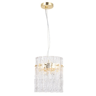 Светильник подвесной 20*25 см, 2*E14*40W Золото Crystal Lux OVIEDO SP2