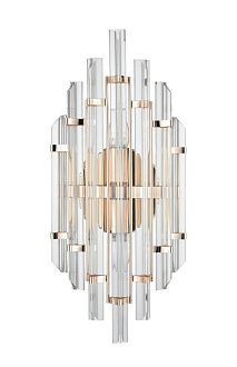 Бра 15*23*50 см, 2*E14 золото Vele Luce Clarinetto VL3314W22