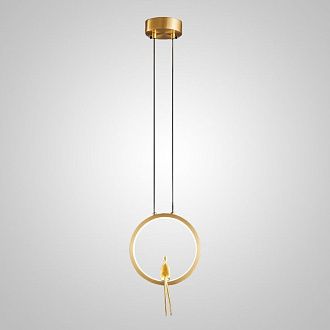 Подвесной светильник REMUS ONE Brass 18*18*27 см, 1*LED*10W, 3000, 4000, 5000K, ImperiumLoft remus-one01, Латунь