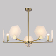 Люстра 52,6*52,6*46 см, E14 5*40W, Eurosvet Marble 60158/5, a065049, латунь