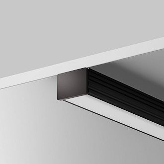 Комплект заглушек (для профиля 16×12) 10 шт., ALM-005-B-EC 642022, 1*2*1 см, Maytoni Led Strip 642022, Черный