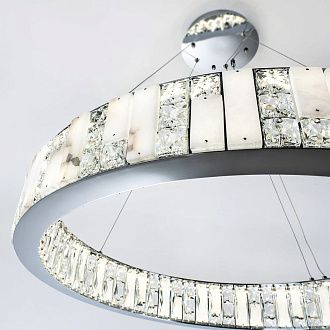 Подвесная люстра 80x50см, LED, 45Вт, 3000 / 6000K, Modelux ML.6985.800P CR Хром
