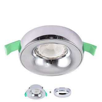 Декоративное кольцо внешнее 7,5*1,1 см, серебро Crystal Lux CLT RING 004C CH
