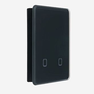 Радиовыключатель сенсорный HiTE PRO SN-R2 (Графит, закругленные углы) HPSW-SNR2-CR