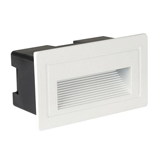 Встраиваемый светильник 10,5*4,5*6 см, 1*LED*3W 4200K Arte Lamp Piazza A7223IN-1WH белый