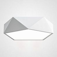 Потолочный светодиодный светильник GEOMETRIC White D50 50*50*10 см, 1*LED*24W, 4000K, ImperiumLoft GEOMETRIC-BW01, Белый
