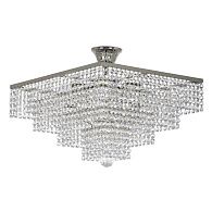 Люстра *40*26 см, 4*E27*60W, Arti Lampadari Rozzano Nickel Rozzano E 1.5.40.600 N, Матовый никель