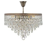 Люстра потолочная *46*25 см, 6*E27*60W, Arti Lampadari Castellana Nickel Castellana E 1.3.46.601 N, Матовый никель