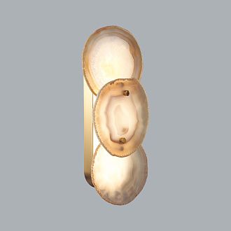 Бра 12*31 см, 1*LED*10W, 3000К, 718lm Odeon Light Agate 7065/10WL, бронзовый