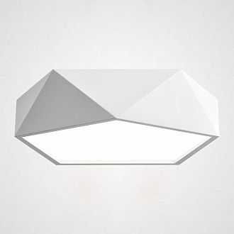 Потолочный светодиодный светильник GEOMETRIC White D50 50*50*10 см, 1*LED*24W, 4000K, ImperiumLoft GEOMETRIC-BW01, Белый