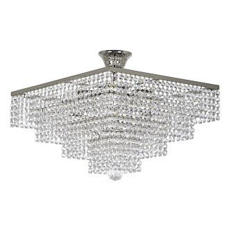 Люстра *40*26 см, 4*E27*60W, Arti Lampadari Rozzano Nickel Rozzano E 1.5.40.600 N, Матовый никель