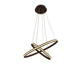 Светильник подвесной 60*110 см, LED 84W, 3000К, кофе Ambrella Comfort Line FL406