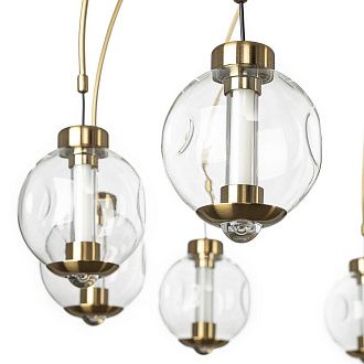 Люстра подвесная *100*100-155 см, *LED*43W, 3000K, Citilux Noona CL251190, Бронза