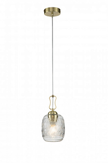 Подвесной светильник 138*138*295/1810 мм, 1*E27 золотой Indigo Pizzo V000288, 13007/A/1P Gold