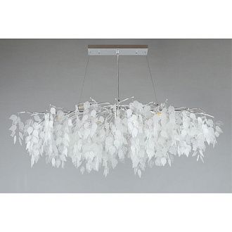 Подвесная люстра 120*60*80-150 см, 13*G9, 5W, Aployt Zhozefina APL.849.33.13, хром