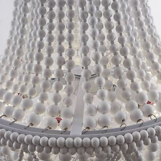 Люстра Anselme White Wood Large Chandelier 50*50*70 см, 5*E14*40W, ImperiumLoft 40.1934-0, Белый
