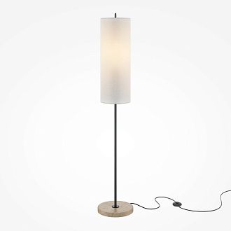 Напольный светильник (торшер) 22*143 см, 1*E27*60W, K, Maytoni Glamping MOD437FL-01B, Черный