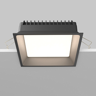 Светильник 17 см, 24W, 3000-6000K, Technical DL056-24W3-4-6K-B, черный, вр 16,1*16,1 см