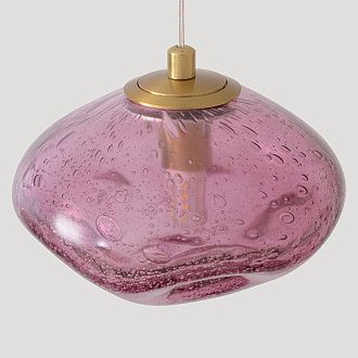 Подвесной светильник 15 см, Crystal Lux FORMLESS SP1 VINO, золото