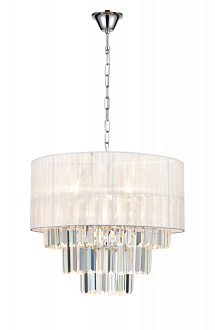Подвесная люстра  50*120 см, 7*E14 хром Vele Luce Fata VL3173P07