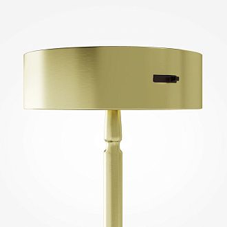 Подвесной светильник 80 см, 20W, 2700-4000K, Maytoni Frostum MOD439PL-L20BSK, латунь