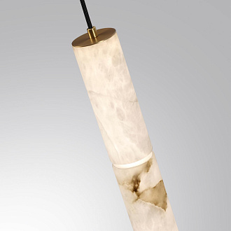 Подвесной светильник 6*150 см, 1 LED*15W, 3000 К, Odeon Light Marbella, латунь 6674/20L