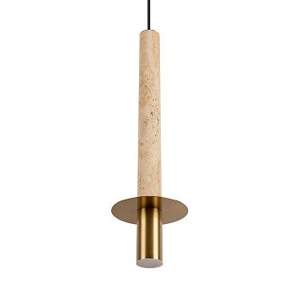 Подвесной светильник 13 см, Loft IT Everest 10583B Bronze, бронза-травертин