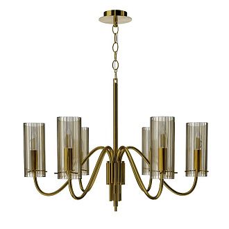Подвесная люстра *62*103,5 см, 6*E14, 240W, ST-Luce Santori SL2005.303.06, латунный
