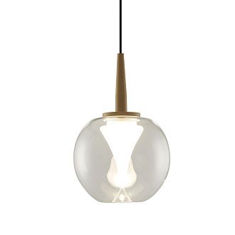 Подвесной светильник 13*211,2 см, 1*LED*5W, 3000K, Mantra Andromeda MAN8931+8941, золотой