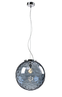 Светильник подвесной 30 см, Crystal Lux MAYO SP1 D300 CHROME/BLUE хром