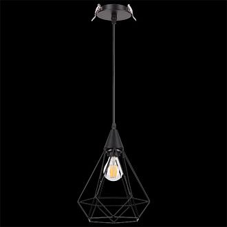Встраиваемый подвесной светильник Novotech Zelle 370422, черный, 27x20.5x20.5см, Е27, 50W