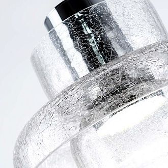 Подвесной светильник 9x22x17см, LED, 10Вт, 3000 / 6500К, Modelux MS.1412.220 CR Хром