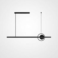 Подвесной светильник FLOYD L100 100*100*20 см, 2*LED*16W, ImperiumLoft floyd01, Чёрный