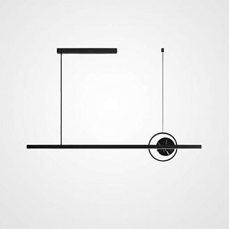 Подвесной светильник FLOYD L100 100*100*20 см, 2*LED*16W, ImperiumLoft floyd01, Чёрный