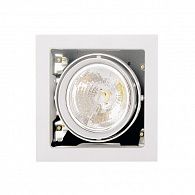 Светильник встраиваемый кардан Lightstar Cardano 214110 Белый, DR111, вр 16,5*16,5 см