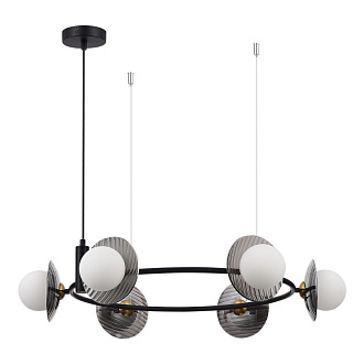 Светильник подвесной NOON 6*G9*5W 4000K ST LUCE SL1521.413.06 черный