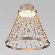 Светильник 40*40*35,5 см, LED*18W, 3000K, Eurosvet Cesta 40018/1 LED, коричневый, a069290