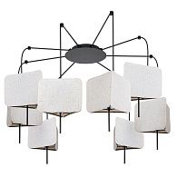 Люстра **27-72 см, 8*E14*40W, Arte Lamp Trixie A7084SP-8BK, Черный