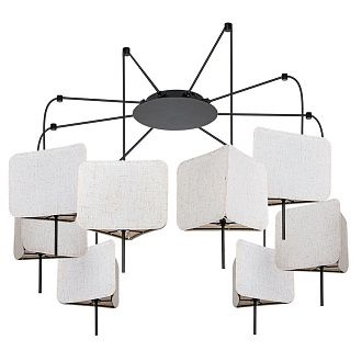 Люстра **27-72 см, 8*E14*40W, Arte Lamp Trixie A7084SP-8BK, Черный