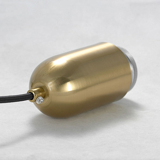 Подвесной светильник Lussole LSP-8699, 25*20 см, матовое золото