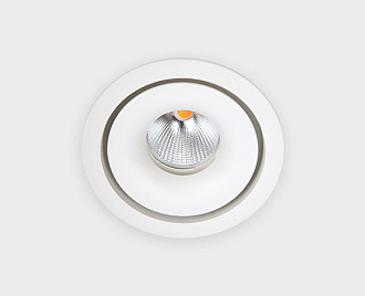 Встраиваемый светильник 11 см, 12W, 3000К, Italline IT06-6017 white 3000K, белый, вр 9,5 см