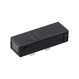Соединитель прямой с токопроводом Novotech VECTOR PORT 135312, черный