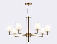 Подвесная люстра **44-126 см, 7*E14*40W, K, Ambrella Light High Light LH56013, латунь