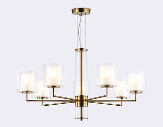 Подвесная люстра **44-126 см, 7*E14*40W, K, Ambrella Light High Light LH56013, латунь