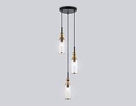 Подвесной светильник **-120 см, 3*E14*40W, K, Ambrella Light High Light LH55252, черный, латунь