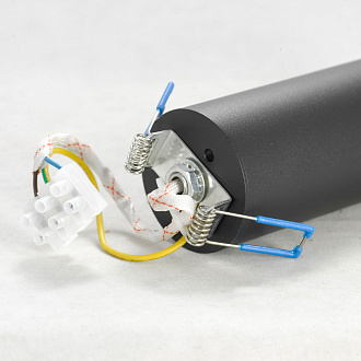 Потолочный светильник 5*17 см, 1*Gu10*50W Lussole Gilbert LSP-8556 черный/бронзовый