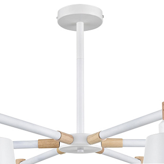 Люстра потолочная 80*51 см, 6*E27 Lumion ROSALINA 8097/6C белый