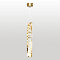 Подвесной светильник 10*70/220 см, 1*led*11W 3000K Lussole Enterprise LSP-7251 блестящее золото