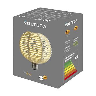 Лампа *12*-15 см, *E27*4W, Voltega  8571, Белый